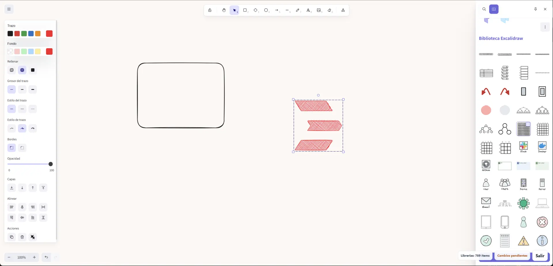 Editor de una pizarra